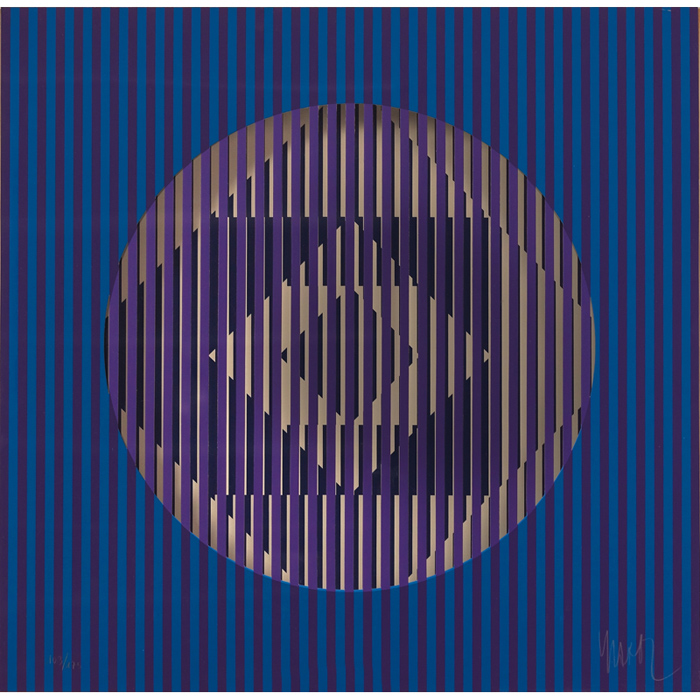 Appraisal: Yvaral Jean Pierre Vasarely French - three-dimensional kinetic art construction