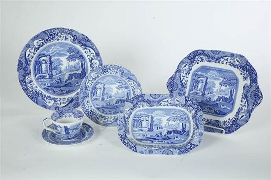 Appraisal: SET OF SPODE CHINA Approximately seventy pieces in Italian Design