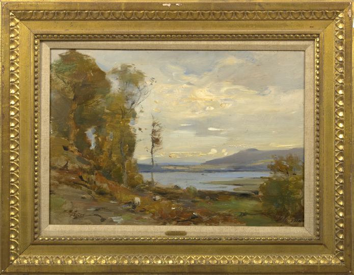 Appraisal: William Miller Frazer British - Holy Loch oil on canvas