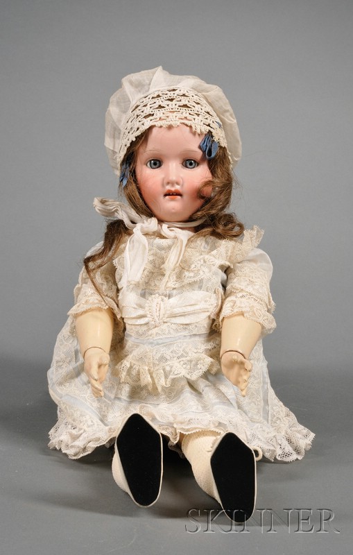 Appraisal: Heubach Bisque Head Doll Germany early th century impressed Heubach