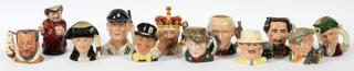 Appraisal: ROYAL DOULTON PORCELAIN TOBY MUGS ROYAL DOULTON PORCELAIN TOBY MUGS