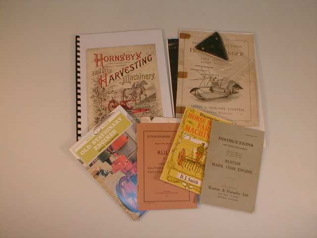 Appraisal: Ruston Hornsby Miscellaneous ephemera