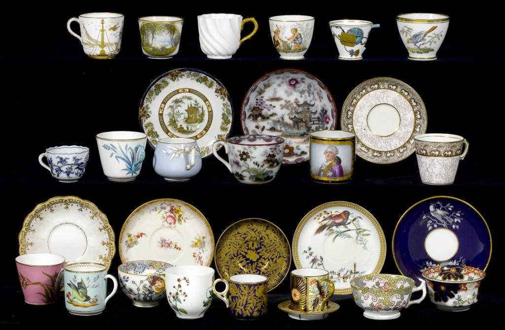 Appraisal: A COLLECTION OF TH CENTURY TEAWARE including a Crown Derby