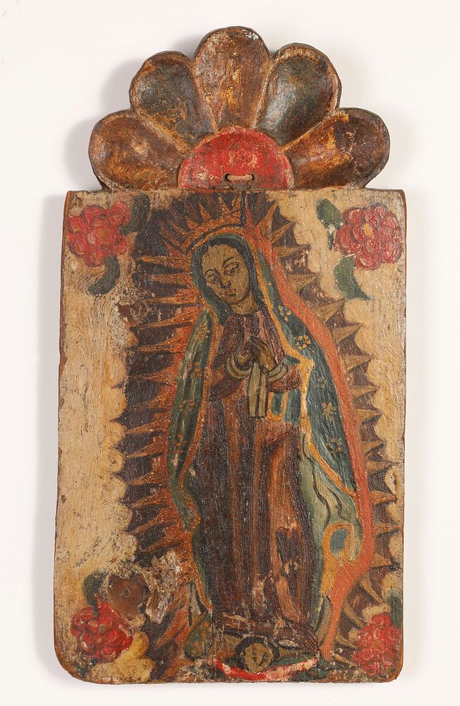 Appraisal: th Century Novice Nuestra Se ora de Guadalupe Attributed to