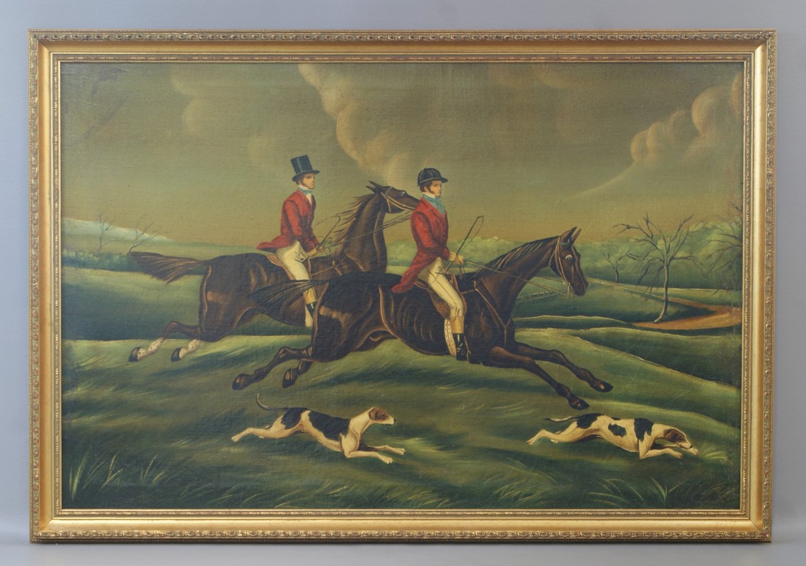 Appraisal: J Foster th th c o c Riders and Dogs