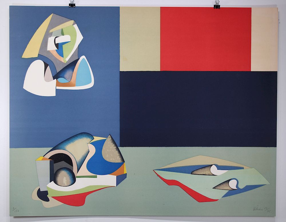 Appraisal: Jean Helion French - Litho Jean Helion French - Composition