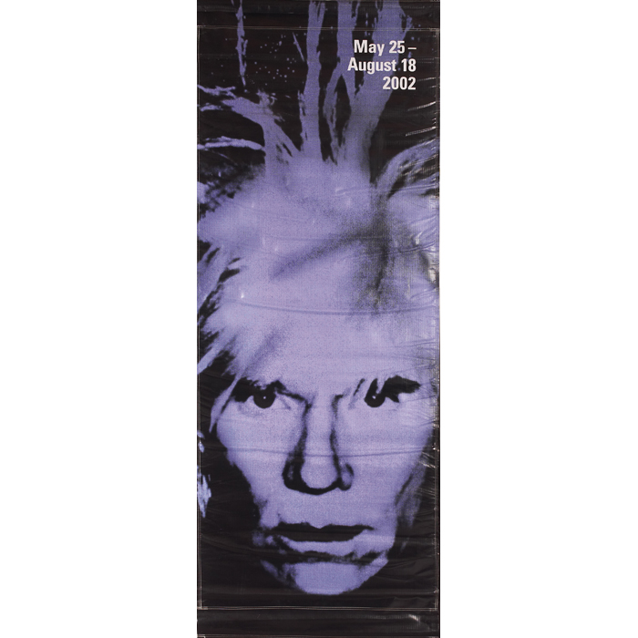 Appraisal: Warhol Andy exhibition banner