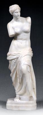 Appraisal: Alabaster Venus de Milo after the antique probably th century