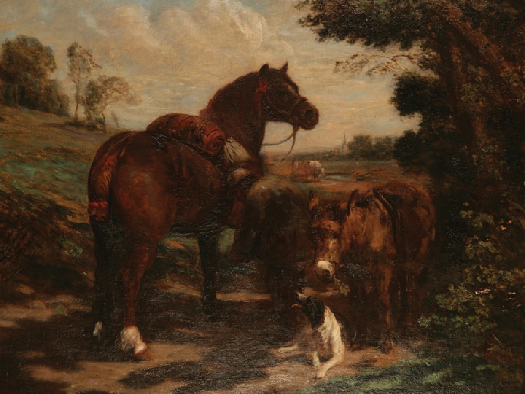 Appraisal: CIRCLE OF EDWARD ROBERT SMYTHE A figure with a horse