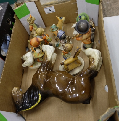 Appraisal: A collection of Goebel Hummel figures Beswick Horse and various