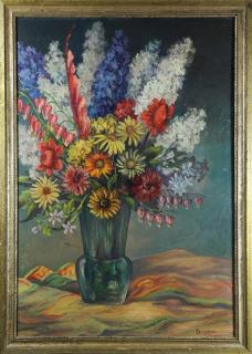 Appraisal: Painting Katherine Gillespie Katherine Gillespie American - Still Life with