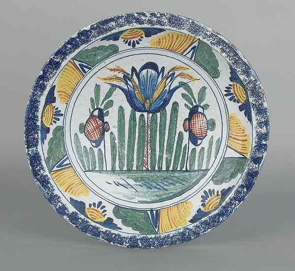 Appraisal: Bristol Delft tulip charger ca dia