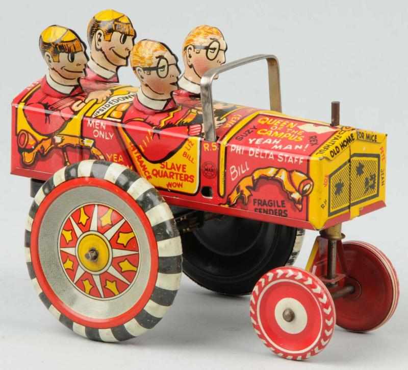 Appraisal: Tin Marx Campus Car Wind-Up Toy Description American Working All