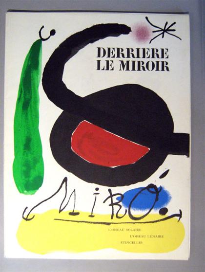 Appraisal: vols Joan Miro Derriere Le Miroir No Paris April-May Folio