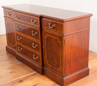 Appraisal: Councill Craftsman Mahogany Block Front Sideboard Councill Craftsman Inc mahogany