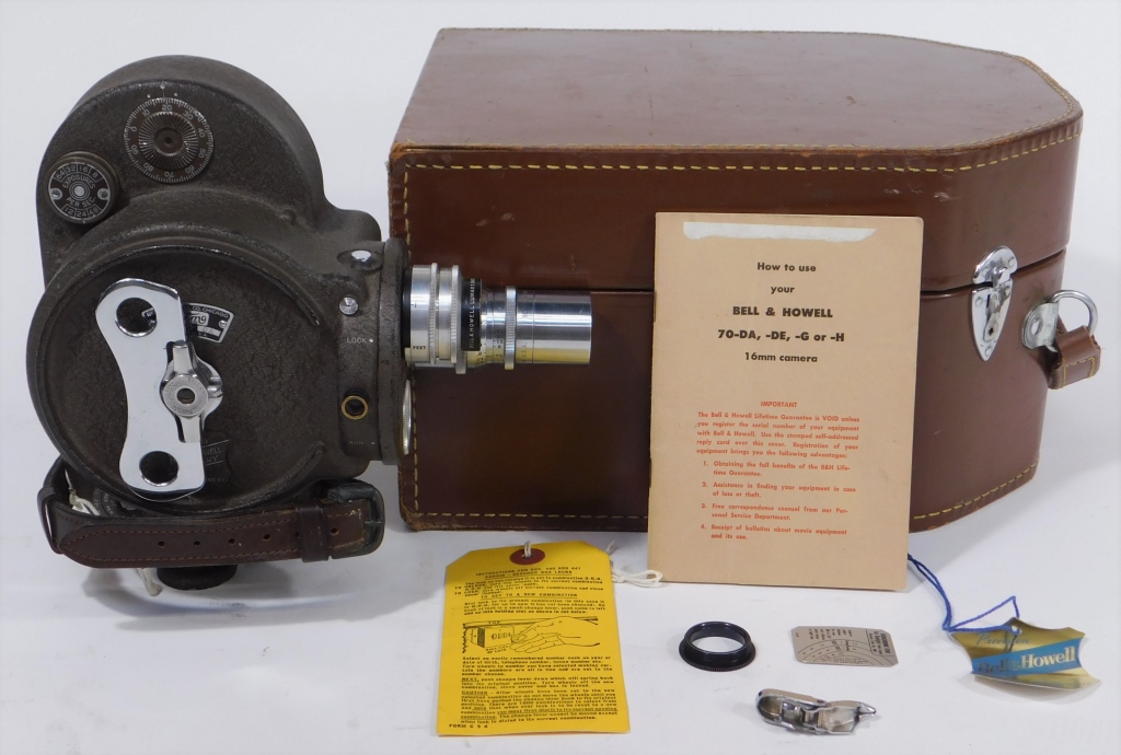 Appraisal: BELL HOWELL FILMO MM FILM CAMERA Bell Howell Filmo mm