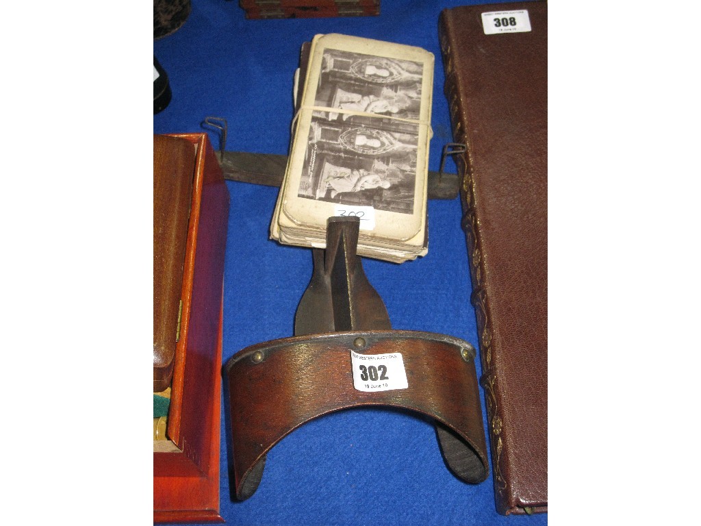 Appraisal: Stereoscope with a quantity of slides