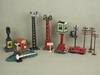 Appraisal: TOY - Box of Lionel tin signal lights Good condition