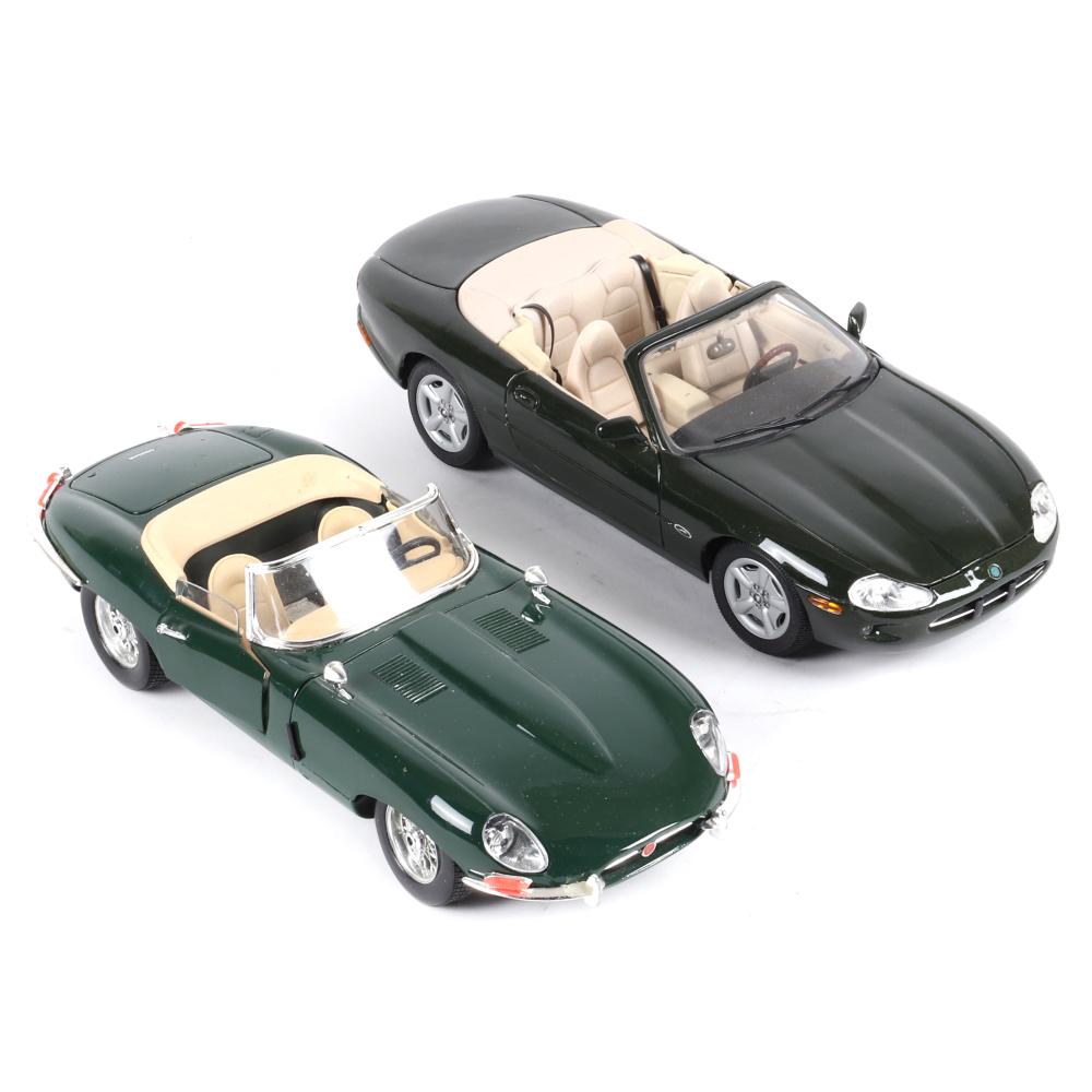 Appraisal: MAISTO JAGUAR XK BURAGO JAGUAR E SCALE DIECAST CARSMaisto Jaguar