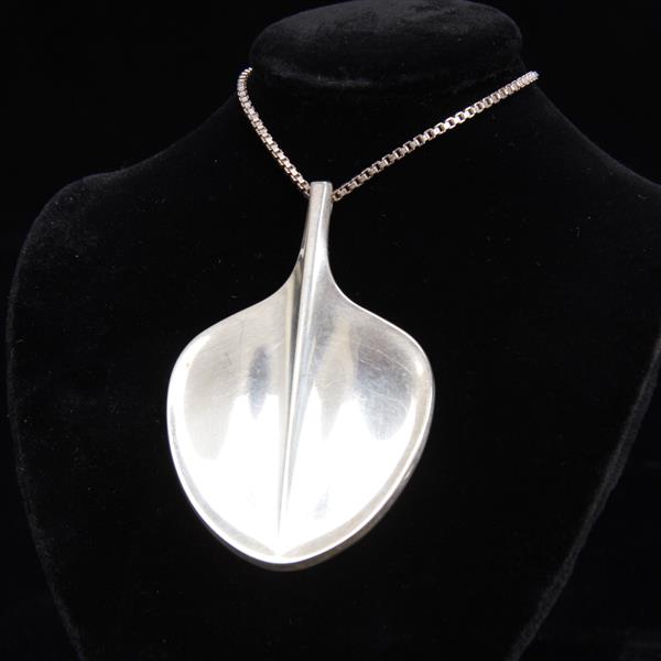 Appraisal: David Andersen Norway Modernist Sterling Silver Necklace