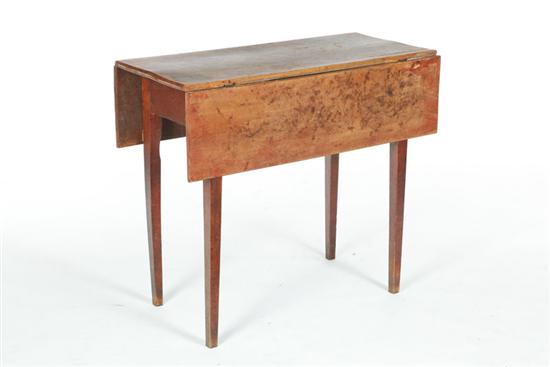 Appraisal: HEPPLEWHITE PEMBROKE TABLE New England early th century birch and