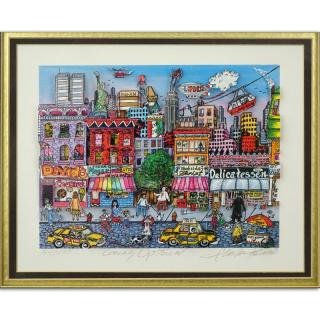 Appraisal: Charles Fazzino American b- -D Pop Art Going Uptown Pencil