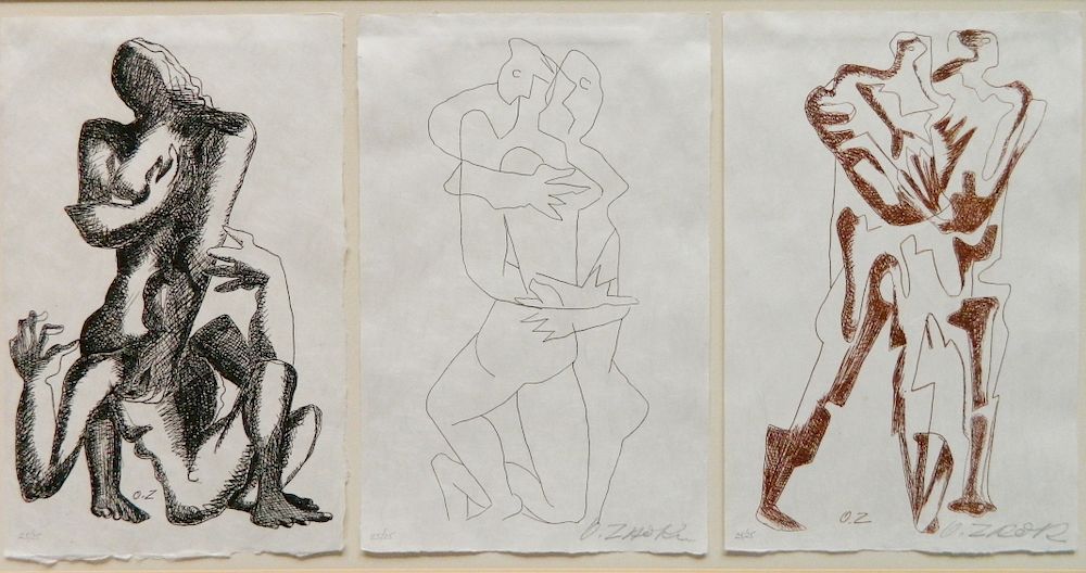 Appraisal: Ossip Zadkine etchings Ossip Zadkine Russian American - - ''Illustrations