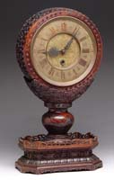 Appraisal: INTERESTING FRENCH MANTEL CLOCK IN ORNATE CHINESE CASE The round