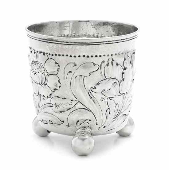 Appraisal: A German Silver Beaker attributed to Hieronymous Peller Nurnberg th