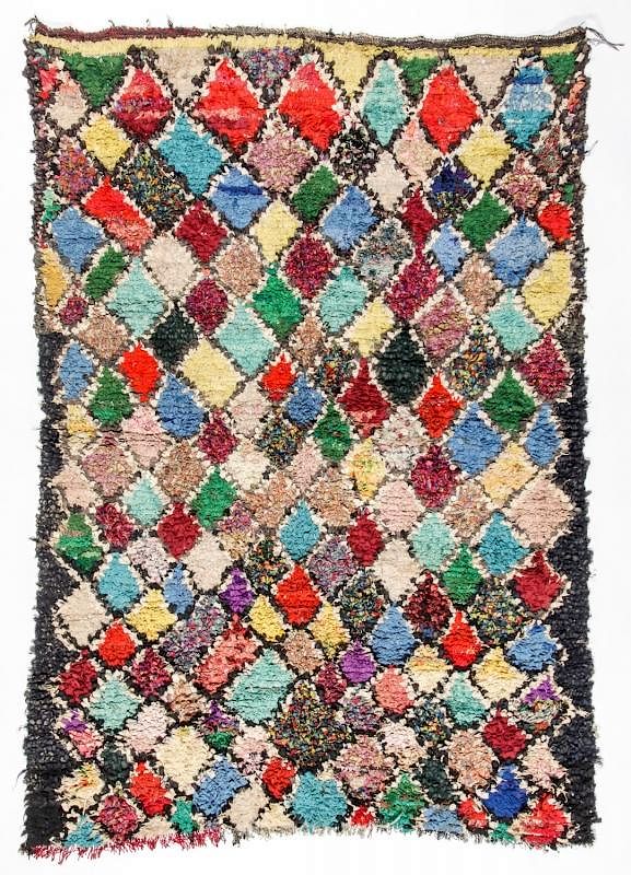 Appraisal: Vintage Moroccan Rug ' '' x ' '' Vintage Moroccan