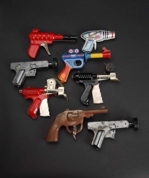 Appraisal: Lot of Space Gun Toys Description American and Japanese Includes