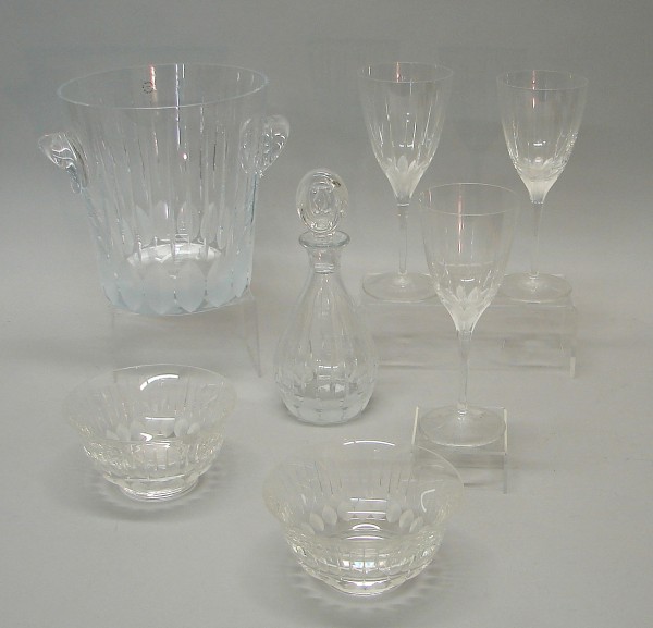 Appraisal: Set of seven Cartier pieces One tall ice bucket with