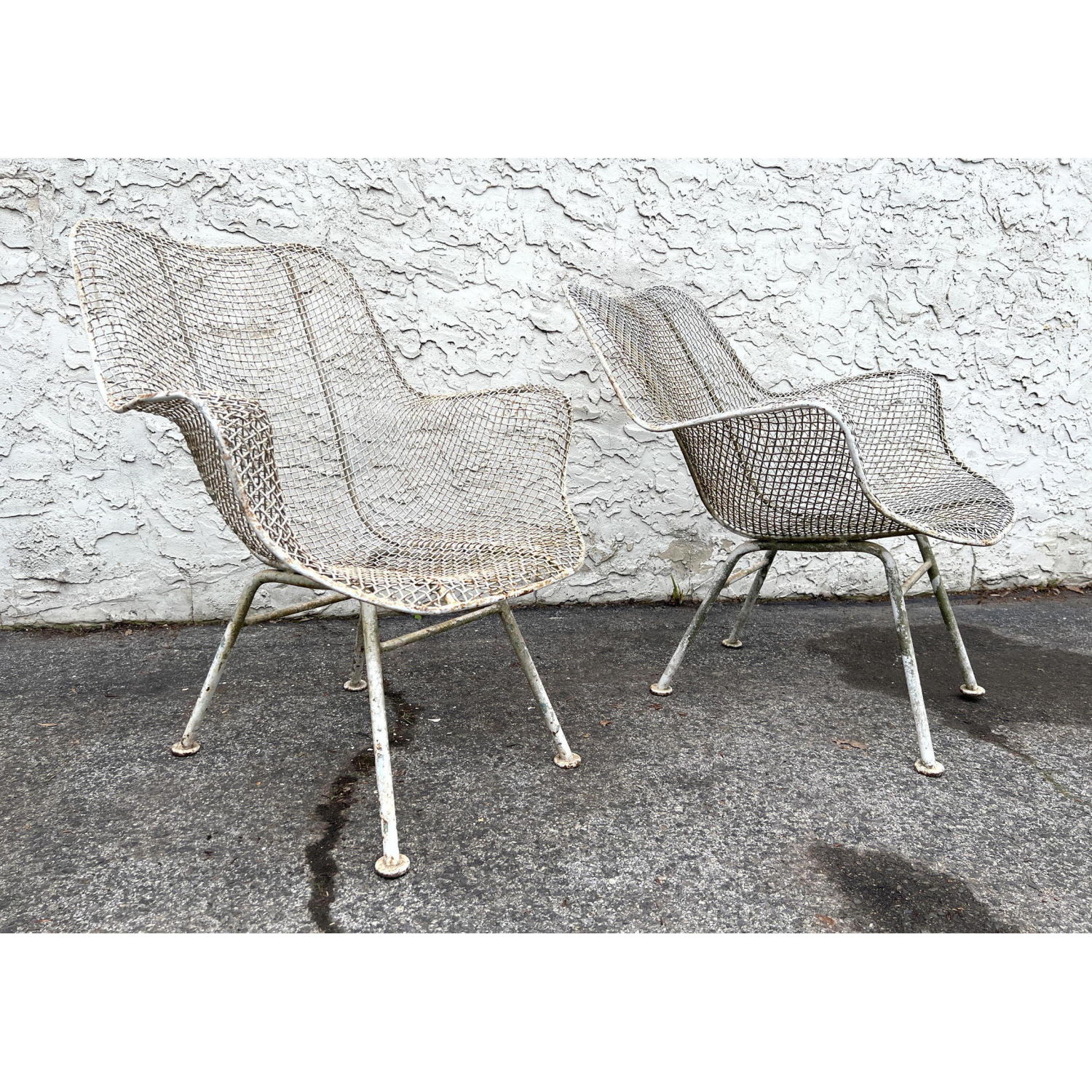 Appraisal: Russell Woodard Sculptura Lounge Chairs Dimensions H inches W inches