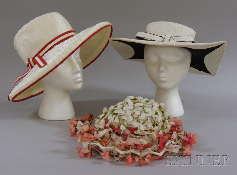 Appraisal: Three Vintage s Lily Dache Dachettes Hats labeled including a