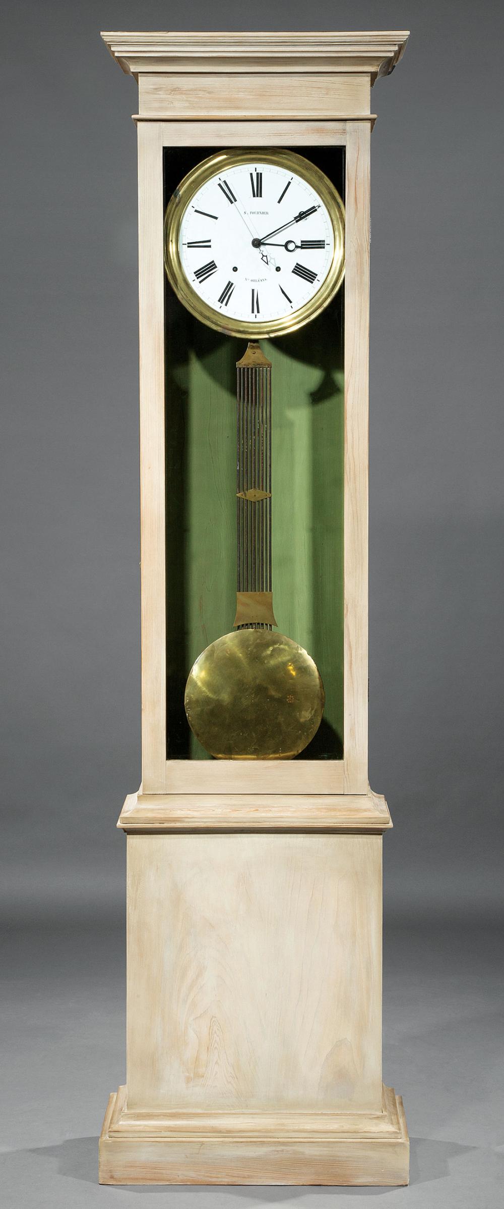 Appraisal: Stanislaus Fournier Tall Case Clock mid- th c New Orleans