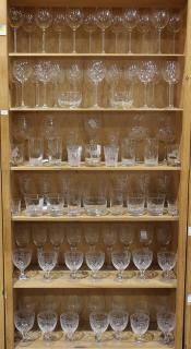 Appraisal: lot of approximately Collection of crystal stemware including several with