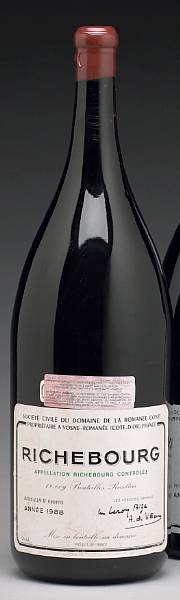 Appraisal: Richebourg Domaine de la Romanee Conti Methuselah