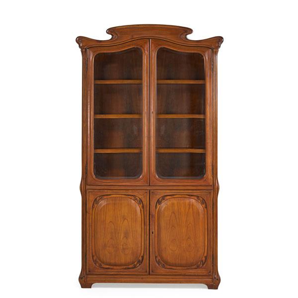 Appraisal: ART NOUVEAU STYLE DISPLAY CASE Condition Report