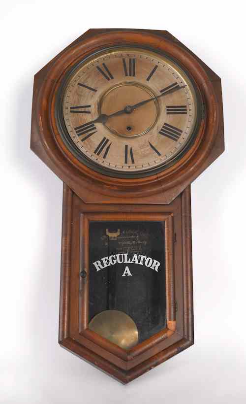 Appraisal: Ansonia regulator clock h