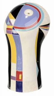 Appraisal: Mary Ellen Prack Ceramic Figure American Sky People ceramic abstract