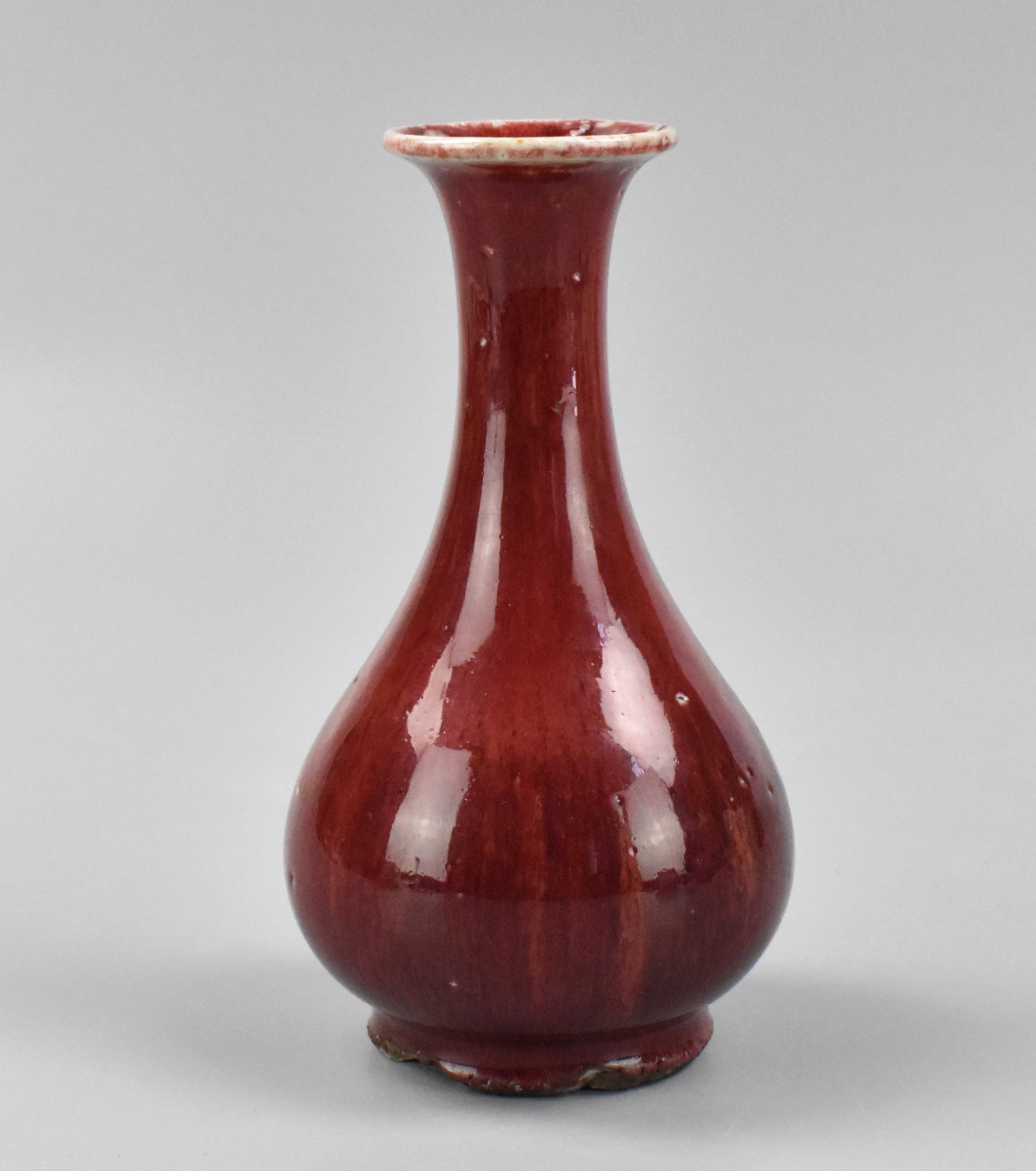 Appraisal: Chinese th C finely potted with a globular body rising