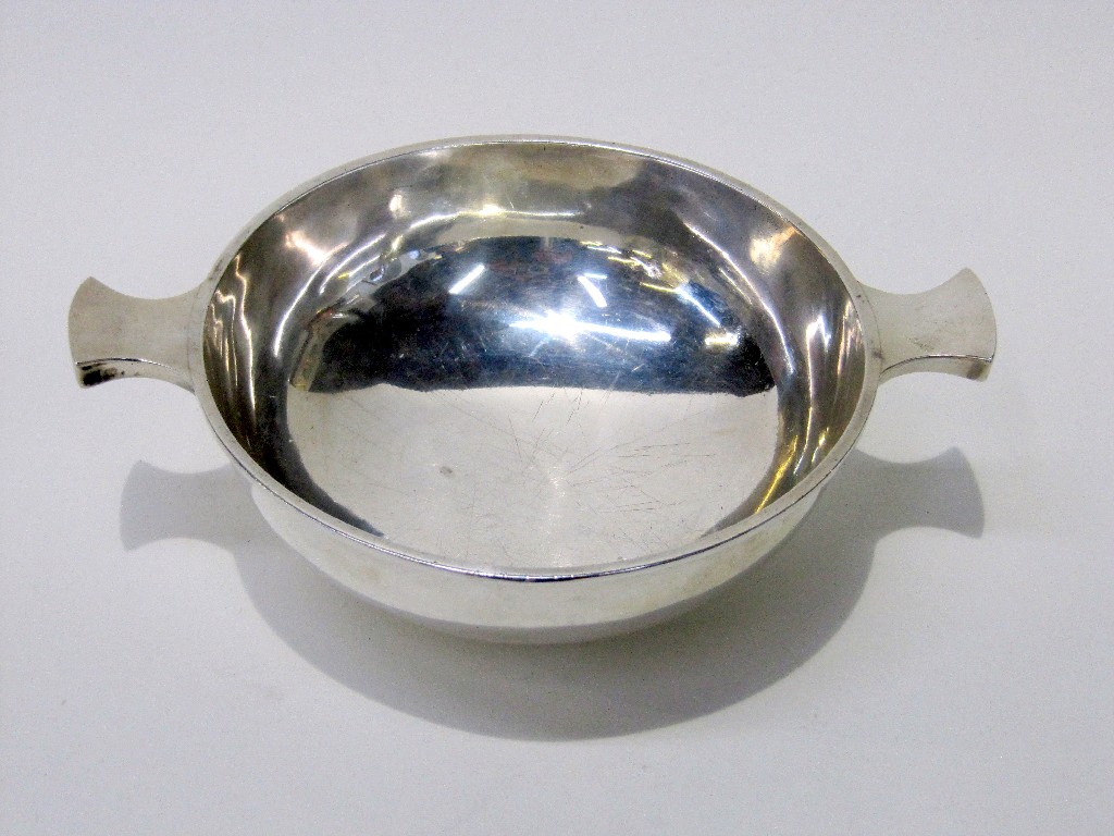 Appraisal: Silver quaich Birmingham