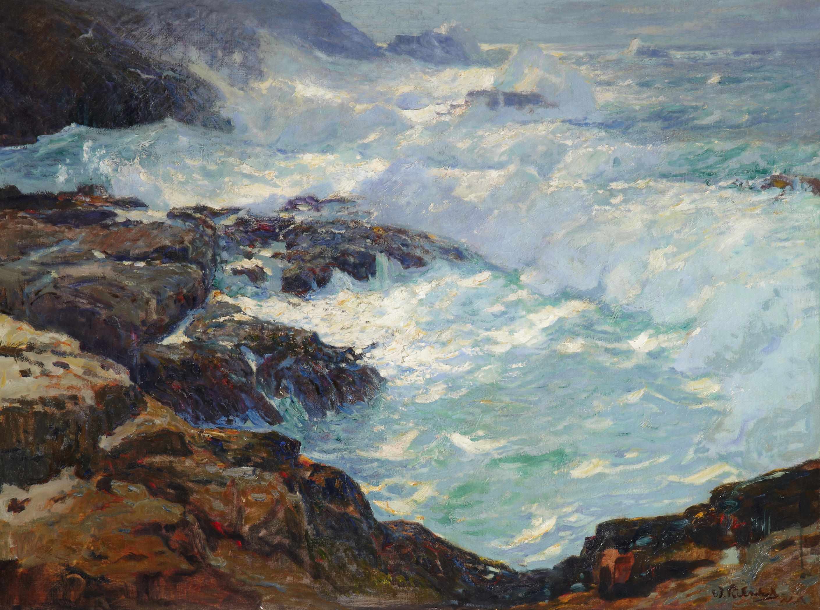 Appraisal: William Frederick Ritschel American - Storm lashed coast signed 'W