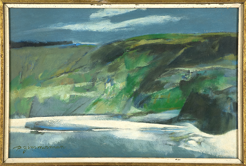 Appraisal: PAUL WARREN ZIMMERMANAmerican - Cliffs at North Truro Signed lower