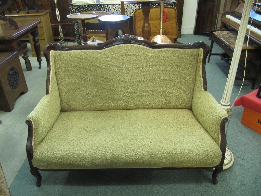 Appraisal: Edwardian drawing room settee