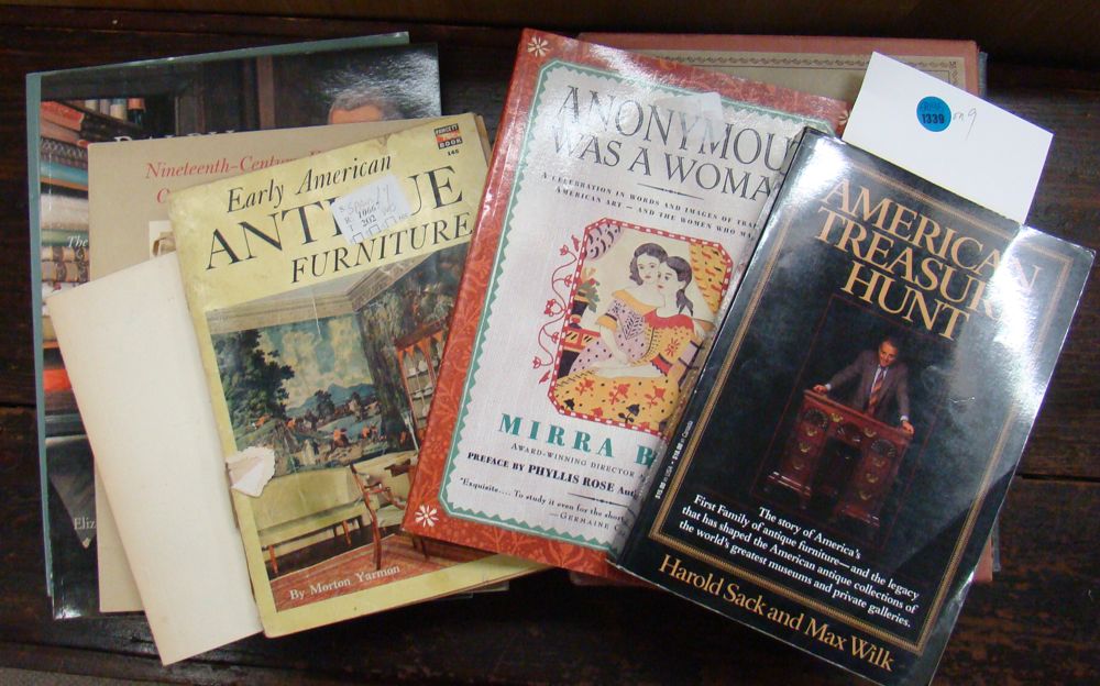 Appraisal: FOLK ART ETC Nine books Nutting W Furniture Treasury NY