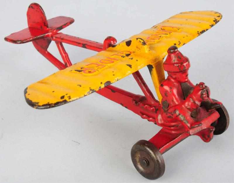 Appraisal: Cast Iron Hubley Lindy Glider Airplane Toy American Circa s