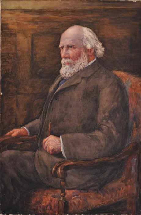 Appraisal: ELIZABETH GOWDY BAKER - PORTRAIT OF A WHITE BEARDED GENTLEMAN