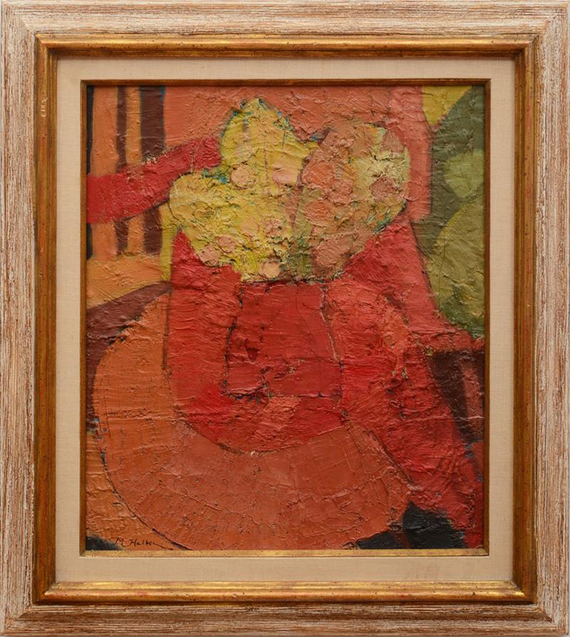 Appraisal: ATTRIBUTED TO MAREK HALTER b UNTITLED Oil on canvas signed