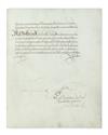 Appraisal: LEOPOLD I EMPEROR Vellum Document Signed Leopold patent of nobility